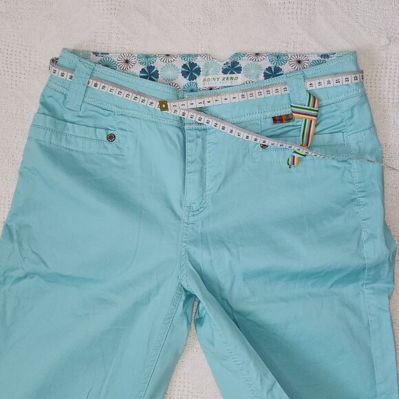 Vintage Light Blue/Teal Capri Pants - Picture 5 of 8